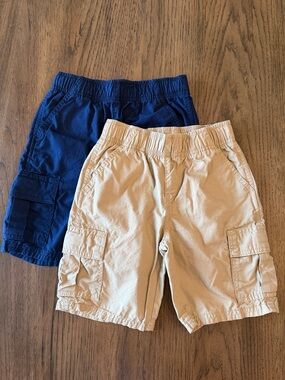 The Children's Place Navy & Khaki Cargo Shorts Set